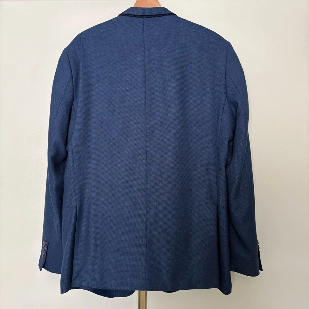 Vercini 46R Blue‎ Sport Coat Blazer Business Casual Workwear